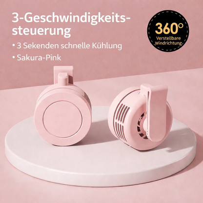 ✨✨Tragbarer, leiser, ansteckbarer Mini-Ventilator ohne Flügel🔥